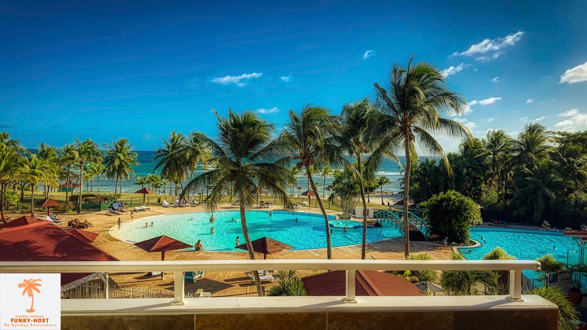 Ti Kaz Funky Host -T3 Vue Mer Premium 3 Etoiles - Village Vacances Sainte Anne Guadeloupe Esterno foto