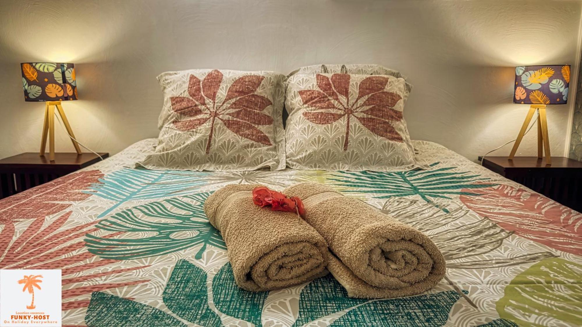 Ti Kaz Funky Host -T3 Vue Mer Premium 3 Etoiles - Village Vacances Sainte Anne Guadeloupe Esterno foto