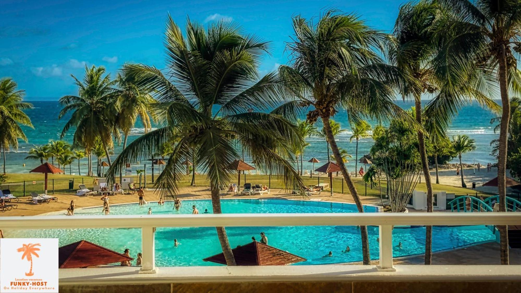 Ti Kaz Funky Host -T3 Vue Mer Premium 3 Etoiles - Village Vacances Sainte Anne Guadeloupe Esterno foto